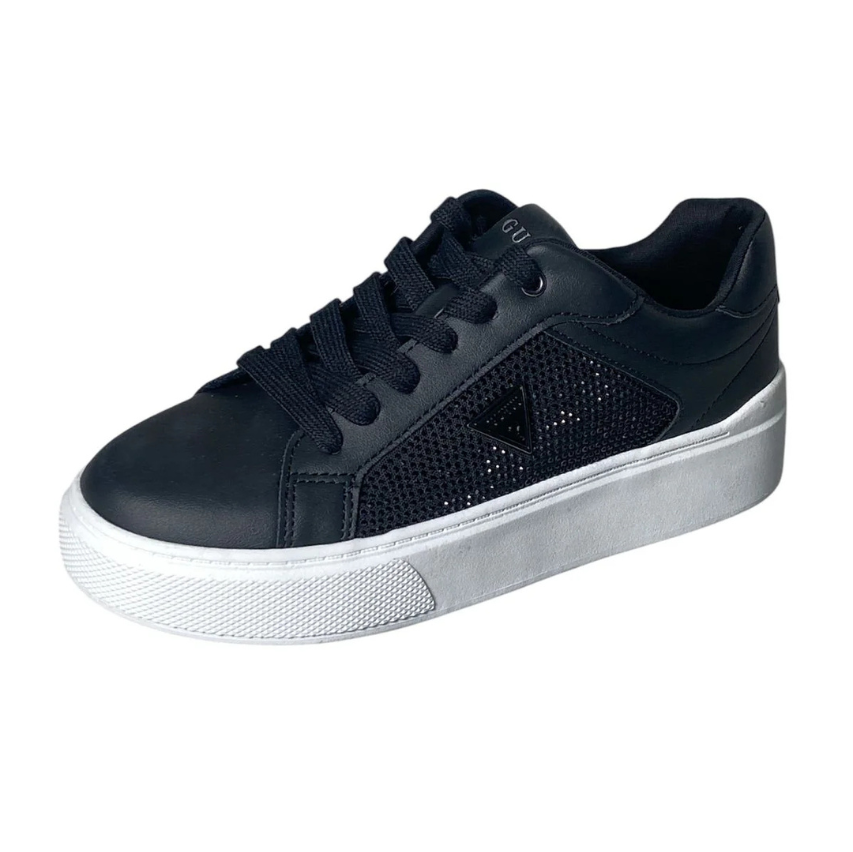 TENIS GUESS NEGROS CON DETALLES DE PEDRERIA