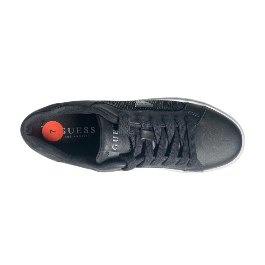 TENIS GUESS NEGROS CON DETALLES DE PEDRERIA
