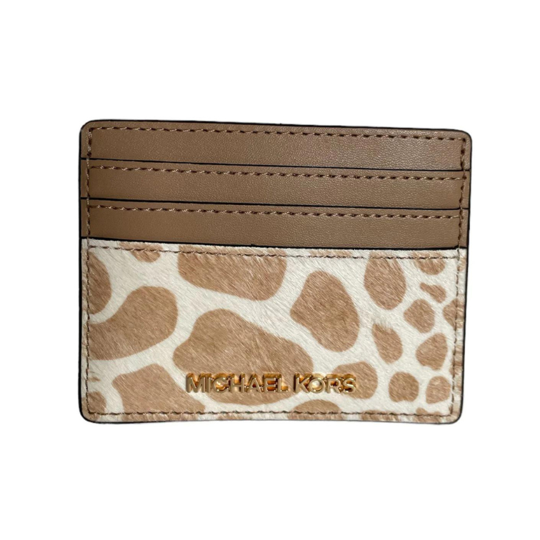 TARJETERO MICHAEL KORS ANIMAL PRINT